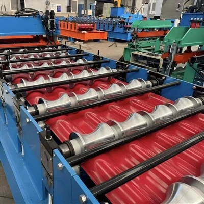Dak- en muurkleur stalen rolvormmachine